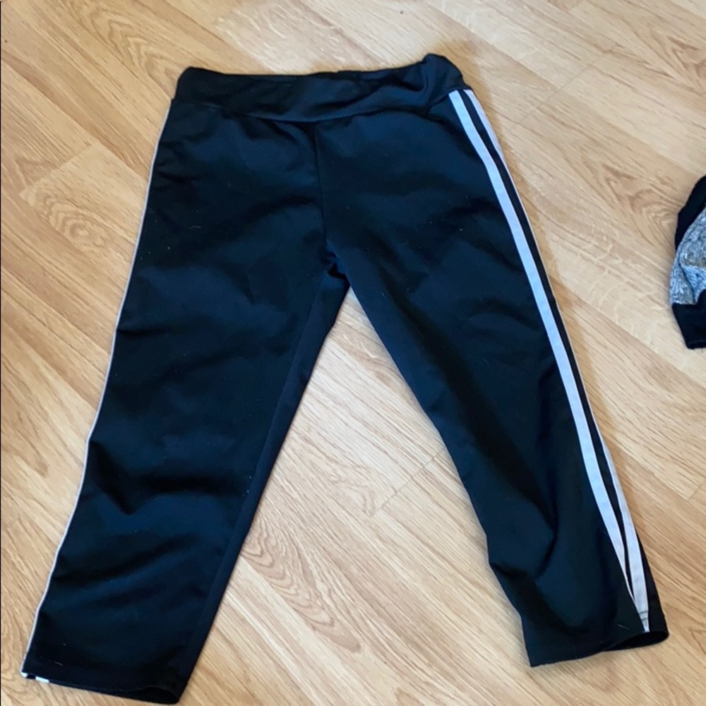 Two striped capris